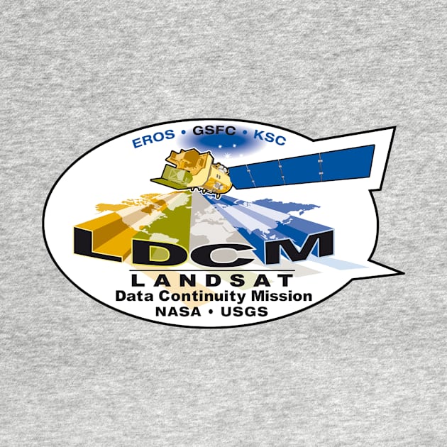 LANDSAT Data Continuity Mission Logo by Spacestuffplus